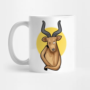 Winking Kudu Art Mug